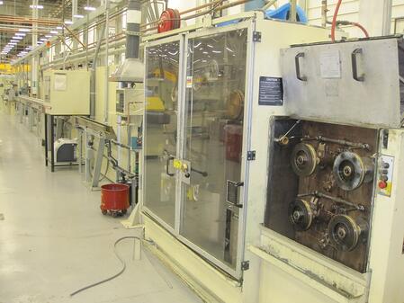 Nokia-Maillefer Niehoff Tandem Wire Insulating Line MT200 Drawing Machine