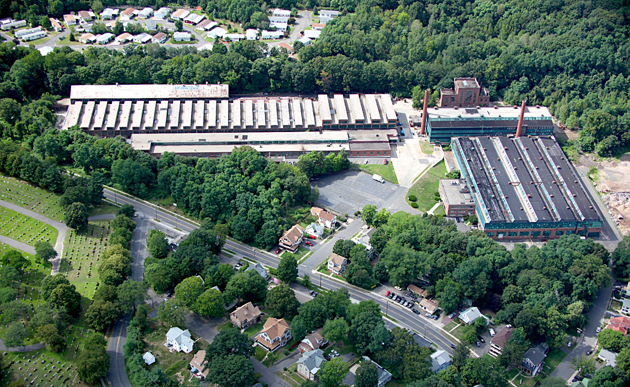 arial photo of headquarters
