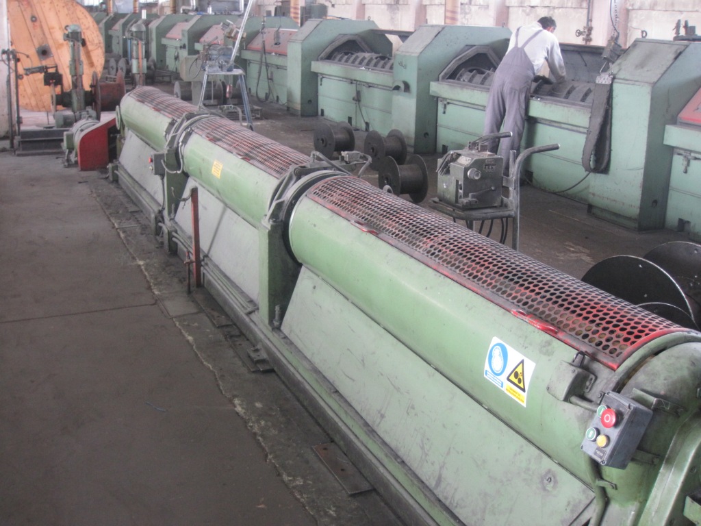 Cortinovis 200mm Tubular Strander for Steel Wire