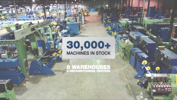Largest Inventory of Used Wire and Cable Machines