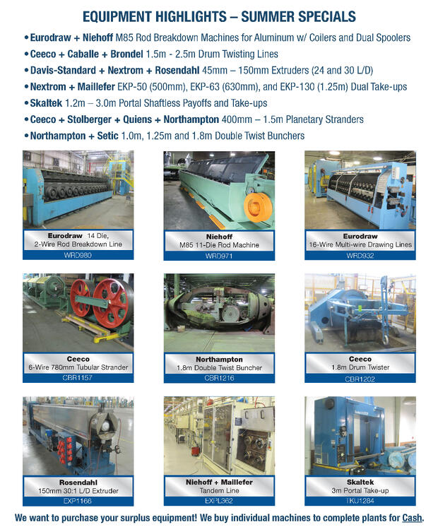 Wire and Plastic Summer Equipment Specials